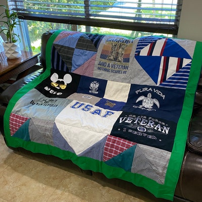 Memory Quilt, Custom Memory Quilt, Memory Blanket, T Shirt Quilt ...