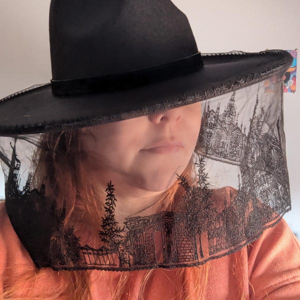 Wide Brim Vegan Felt Hat
