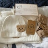 Fly High Bear 4-Piece Summer Baby Gift Set – Mint Green & Cream