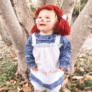 Raggedy Ann Wig, Baby Hat, Newborn Halloween Costume, Baby Costume ...