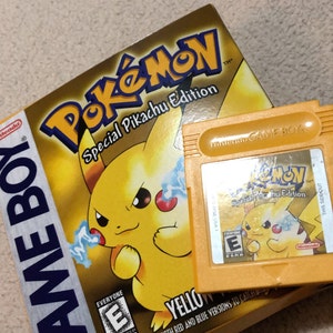 only box pokemon Giallo gameboy - gb gba gbc nintendo - solo scatola only box pokemon Giallo gameboy - gb gba gbc nintendo - solo scatola