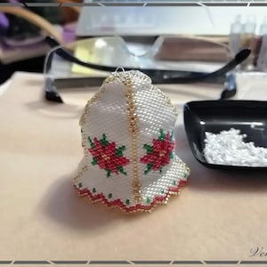 Beaded Box Pattern Arabesque Peyote Stitch Box With Lid Pdf - Etsy