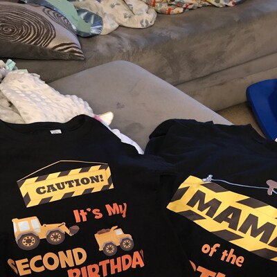 4th Birthday Shirts With Construction for Boys Construction - Etsy