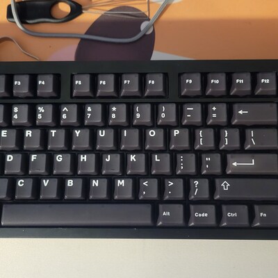 129pcs Blue Theme Keycap Set, Solid Color Keycaps, Cherry Height ...