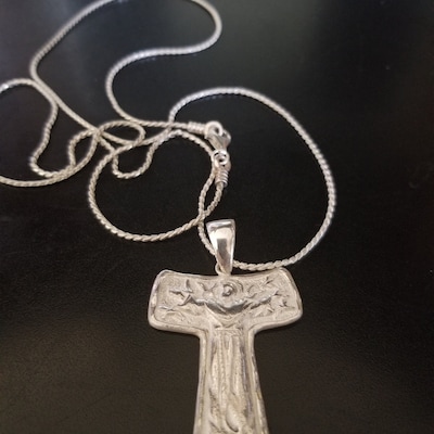 Franciscan Tau Cross. Sterling Silver. - Etsy
