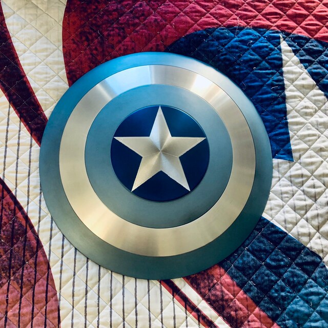 Metal Captain America Shield - Stealth Shield Replica - The Winter