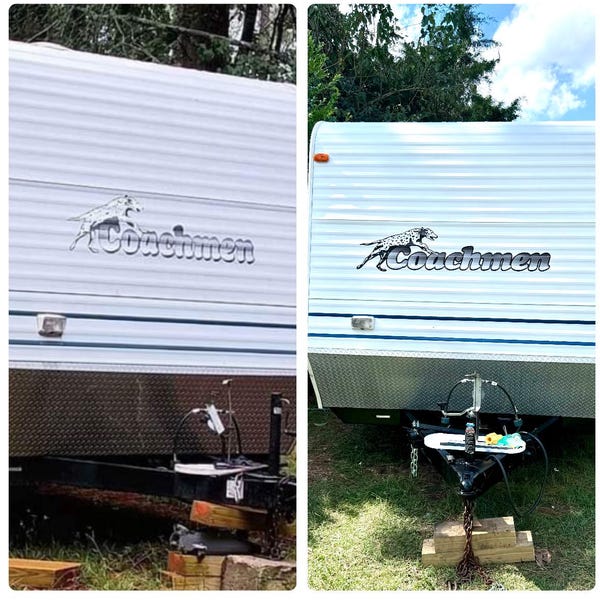 2 RV Trailer Coachmen Logo Graphics Decals -76-2 - Etsy
