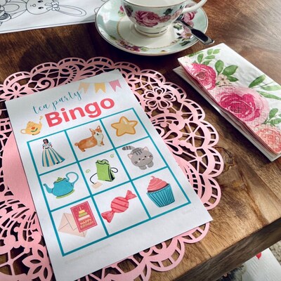 Tea Party Games for Kids, INSTANT DOWNLOAD, Tea Party for Girls, Tea ...