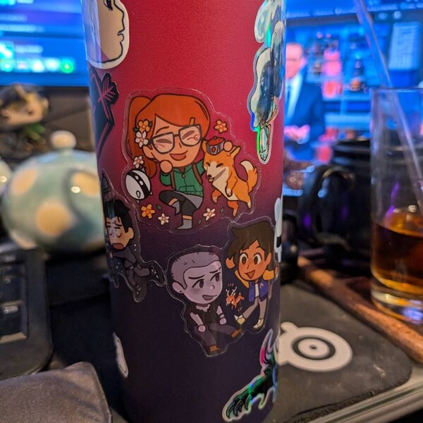 Infinity Train Character Clear Vinyl Stickers Book 1, 2, 3 and 4 - Etsy