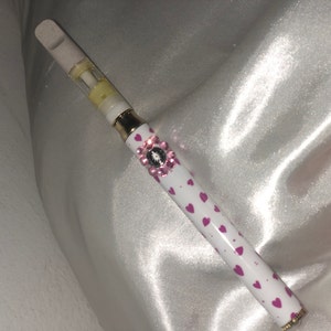 Valentine Hearts Graphic Vape COVER for OOZE or Custom Vape SKIN For Dab Pen Vape Battery Sticker