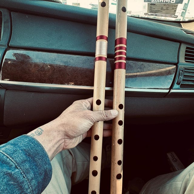 Bass Bansuri Flute – G# Sharp, Hindustani Bamboo Flute - Etsy