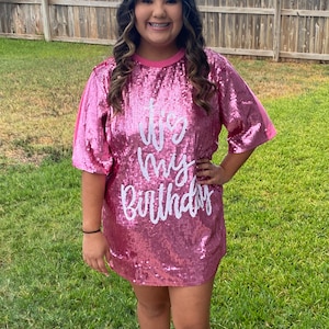 Birthday Shirt Dress | It's My Birthday | Birthday Queen Tee | Women  Birthday Outfit - Etsy