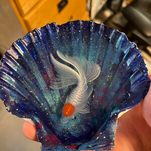 貝殻 アート魚 特大 貝殻アート 壁掛け時計 魚モチーフ 貝殻 海