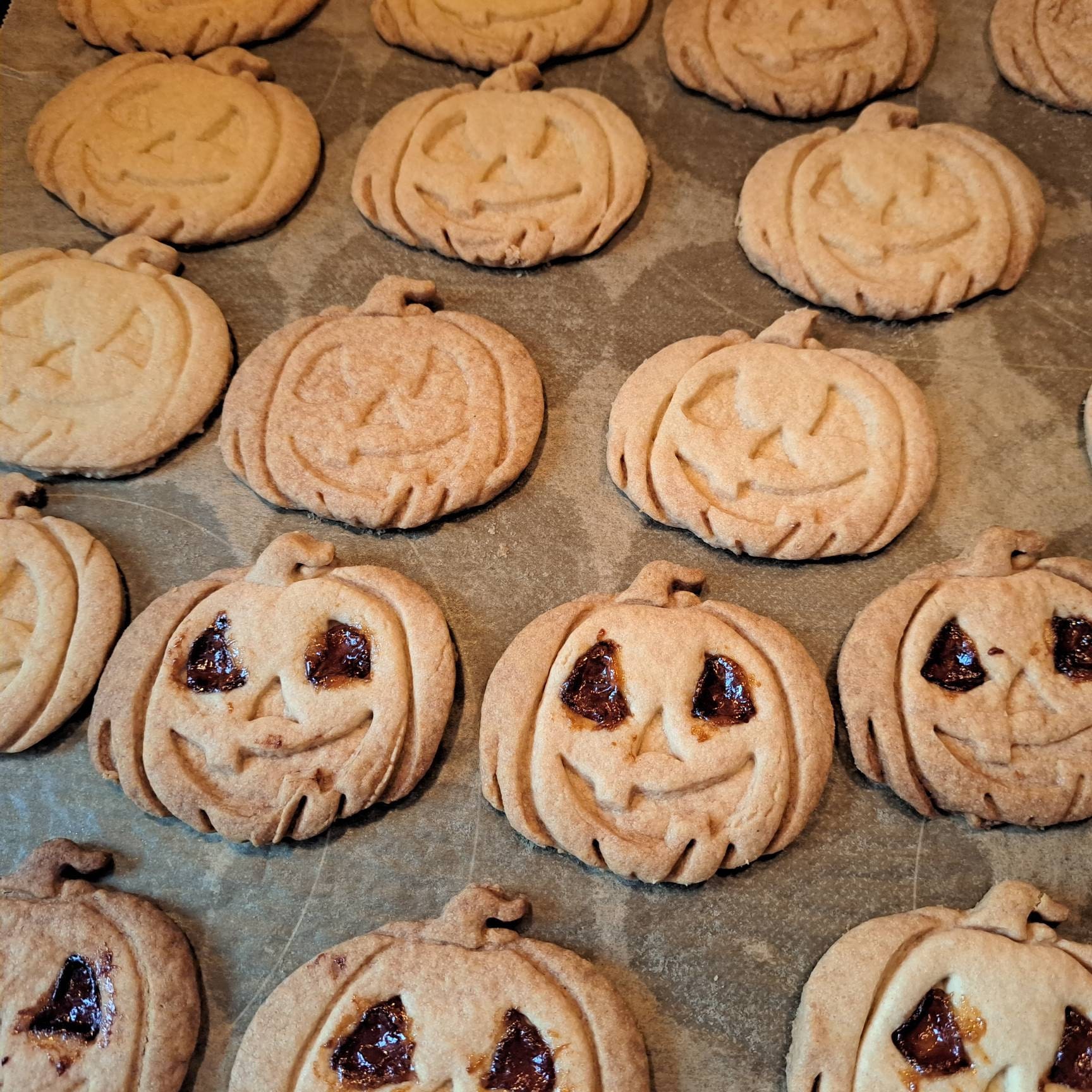 Halloween pumpkin cookie cutter / cookie stamp