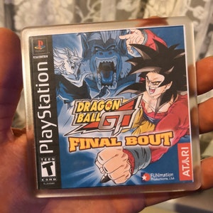 Dragon Ball GT Final Bout Playstation 1 Plastic Cup Coaster 