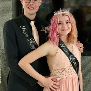 10-piece Prom King, Queen, and Court Sash Set