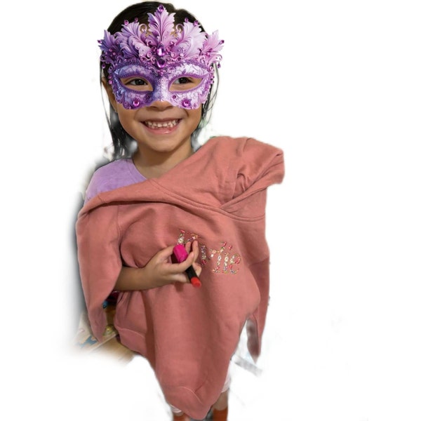 Baby Girl Floral Print Pattern Bud Sleeve Hoodies