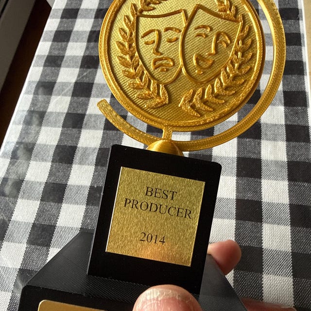 Replica Tony Award Inspired Trophy | Drama Excellence Honor