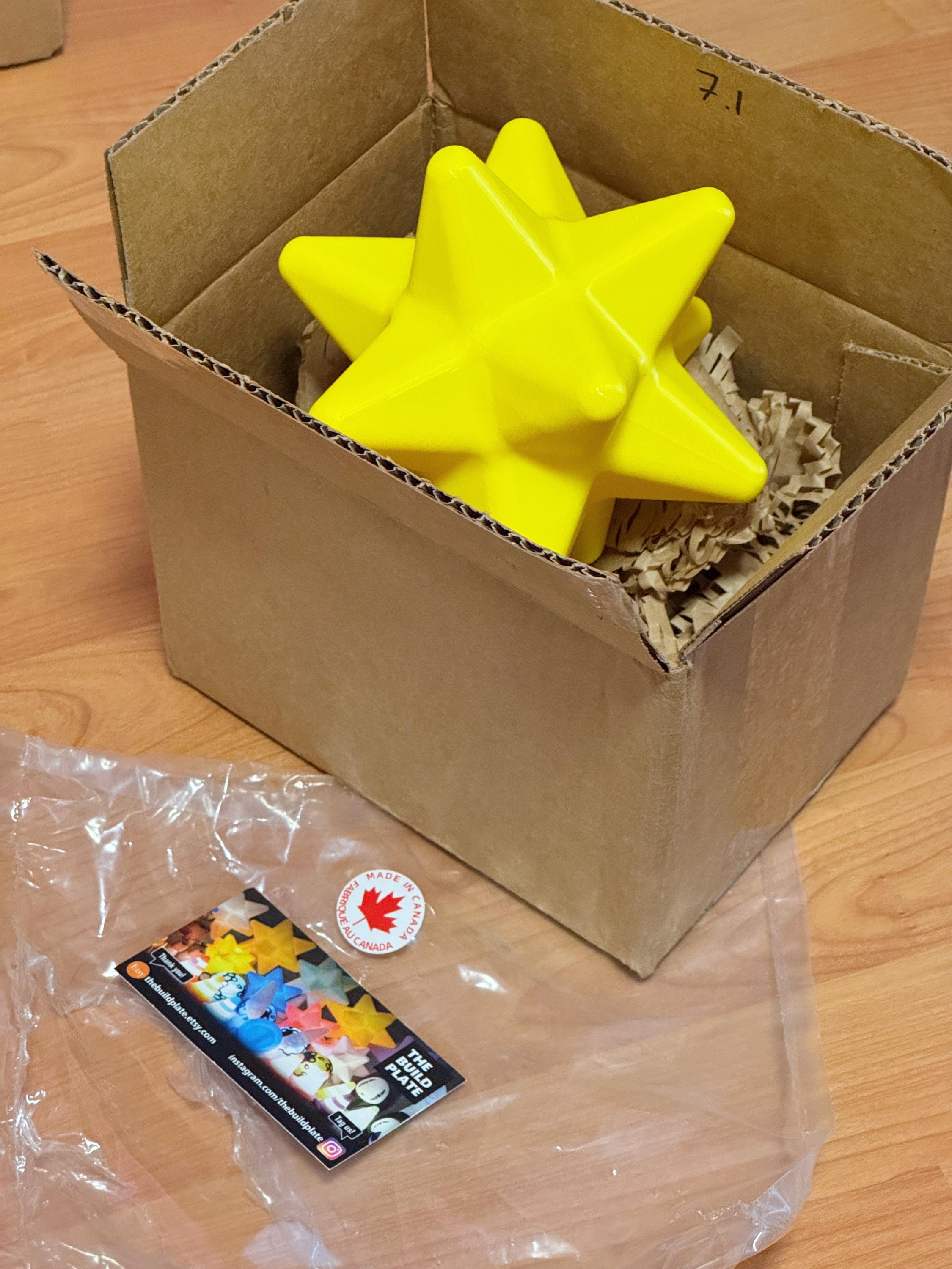 Star Fragment LED Light, Animal Crossing Battery Powered Prop, ACNH 3D Printed Office Decor, Wedding Decoration, Nintendo Christmas Gift