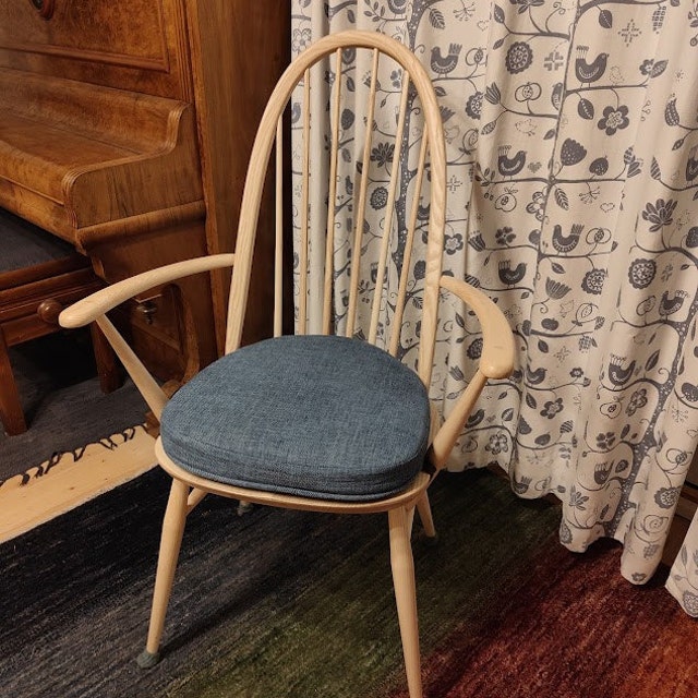 Seat Cushions NEW for Ercol Windsor Dining Chairs in Black-and