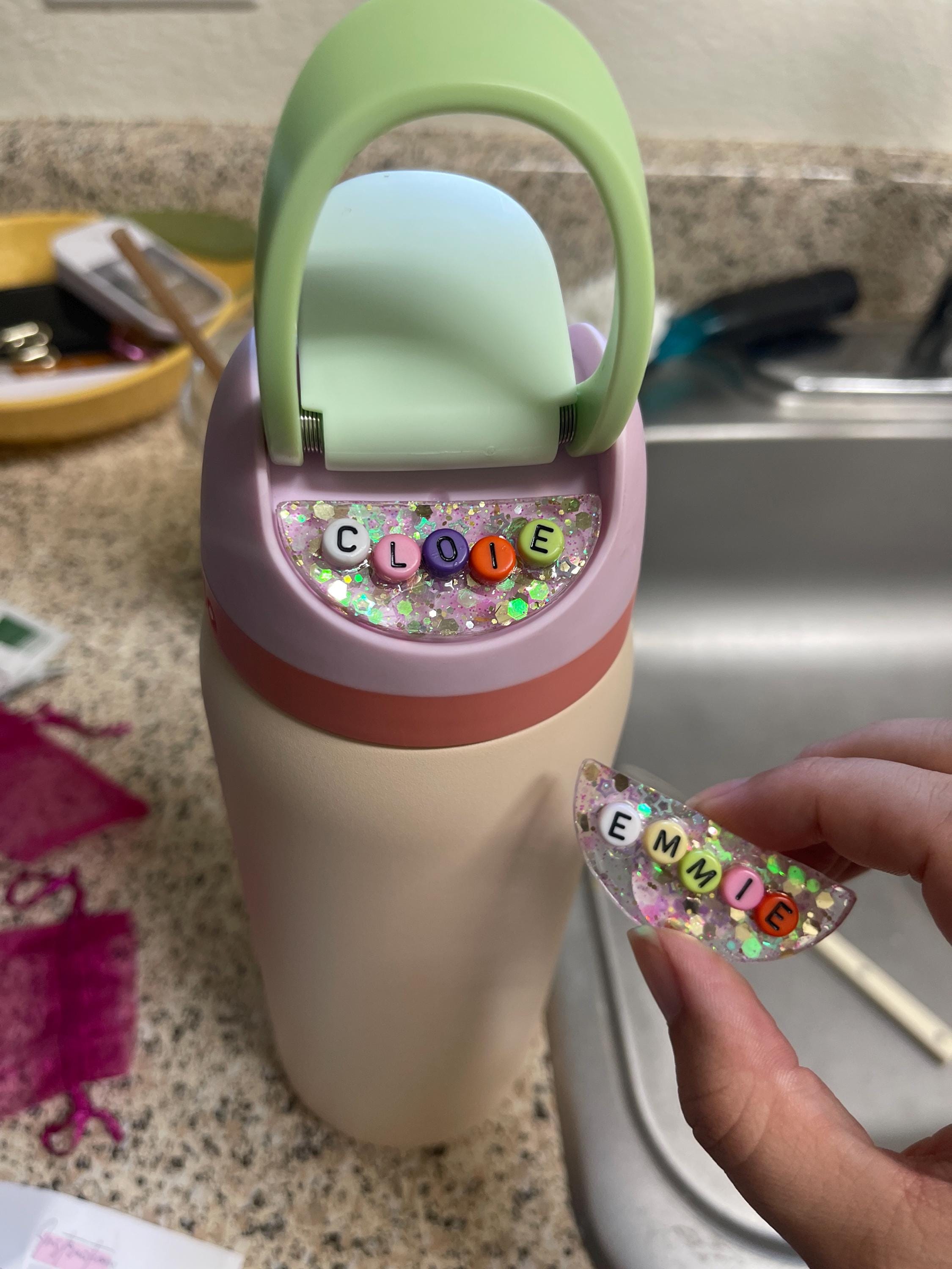 Owala Water Bottle Name Plate with Adhesive / Custom Personalized / FreeSip /  16/24/32/40oz  Kids Lid Gift
