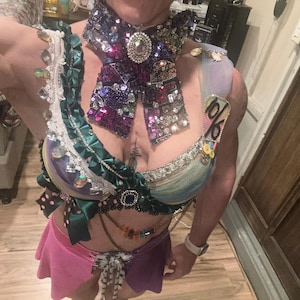 The Frozen Elsa Skirt ONLY/Festival clothing/Halloween costume/Rave outfit/EDC outfit