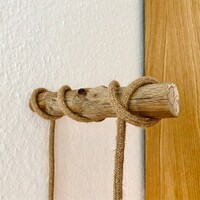 CleanPrince Wandhalter Für Schuhlöffel – Gedrechselt, Natur/hell, Durchmesser 9 Cm