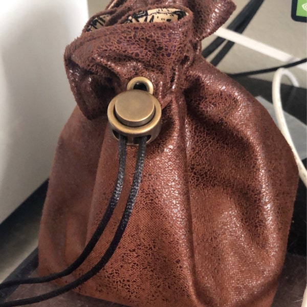 Sac à Dés En Cotte De Mailles YOUSHARES - Acier Inoxydable Pour D&D, RPG, 3 Jeux De Dés