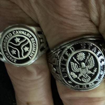 16TH Military Police Brigade Insignia Ring MP Service Ring Military ...