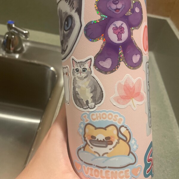 Derpy Tiger With Sussy Bird Sticker KDH Tiger With Bird