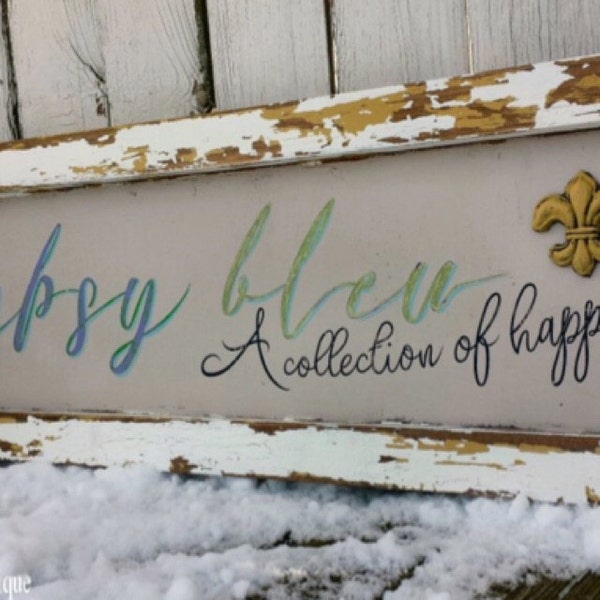 Rustic Chic FARMHOUSE SIGN | Aged Wood | Shabby Chic Sign | Kitchen ...