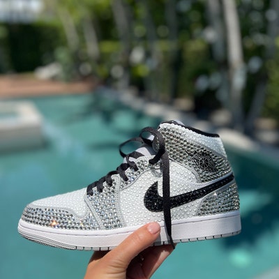blinged out jordan 1