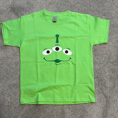 Toy Story Alien Face T-shirt, Little Green Men T-shirt, Toy Story ...