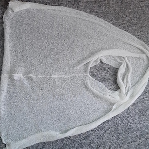 Poncho transparent pour femme, Pull en tricot convertible rose saumon, Vêtements bohème pour femme, Idées cadeaux pour femme, Disponible dans + de 50 couleurs