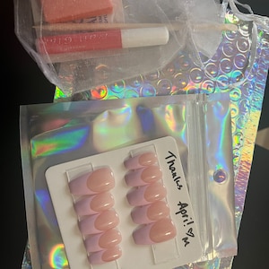 April added a photo of their purchase