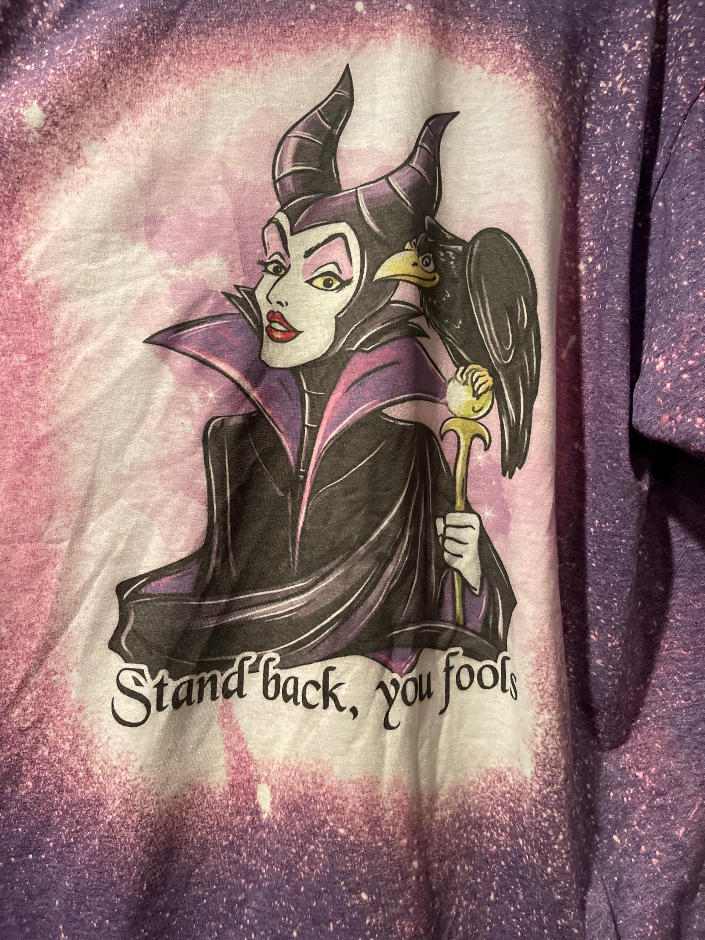 Ursula, Evil Queen bleached tshirt, Queen of Hearts shirt, Wicked Queen shirt, Mother Gothel Shirt, Capitan Hook Bleached tee, Halloween Tee