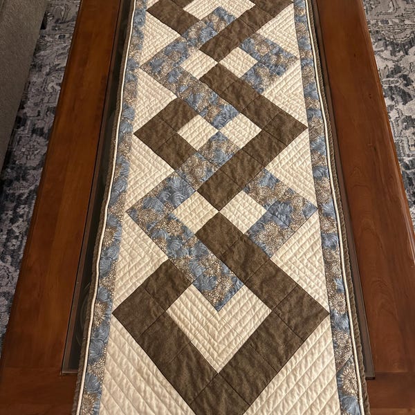 PDF Pattern for Interlocking Squares Table Runner, DIGITAL Pattern ...