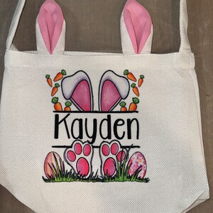 Easter Bunny Name Frame Png Sublimation Design Download, Easter Bunny ...