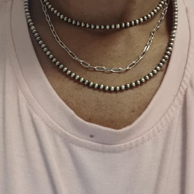 アクセサリー Navajo Pearl Neckiace 5mm 40cm STERLING IMG_6464.jpg?crop=center&