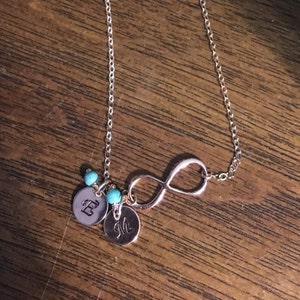 Personalized Infinity Necklace, Mommy, Mothers Necklace, Grandma Gift ...
