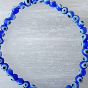 Evil Eye Stretch Bracelet for Protection, Good Luck and Great Energy - Etsy