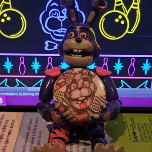 FNAF Glamrock Bonnie 5x7in Art Print 