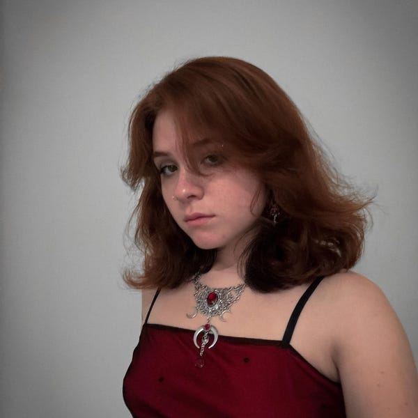 Dark Ruby Red/garnet Filigree Antique Silver Vampire Winged Bat Queen ...