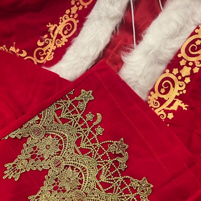 Oumbivil Hooded Cape Cloak - Reversible Velvet/Satin, Halloween, Cosplay, Medieval, Vampire, Witch Costume