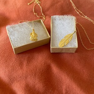 ガネーシャネックレス - ゴールドガネーシャ - インドの神
