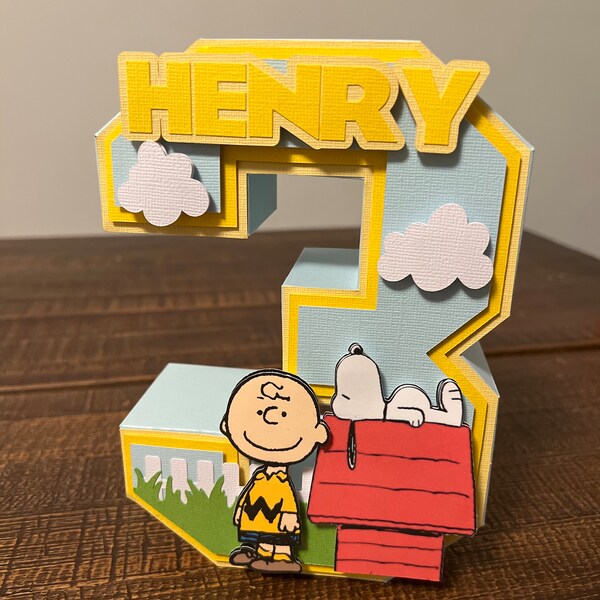 Charlie Brown 3D Letters - Etsy