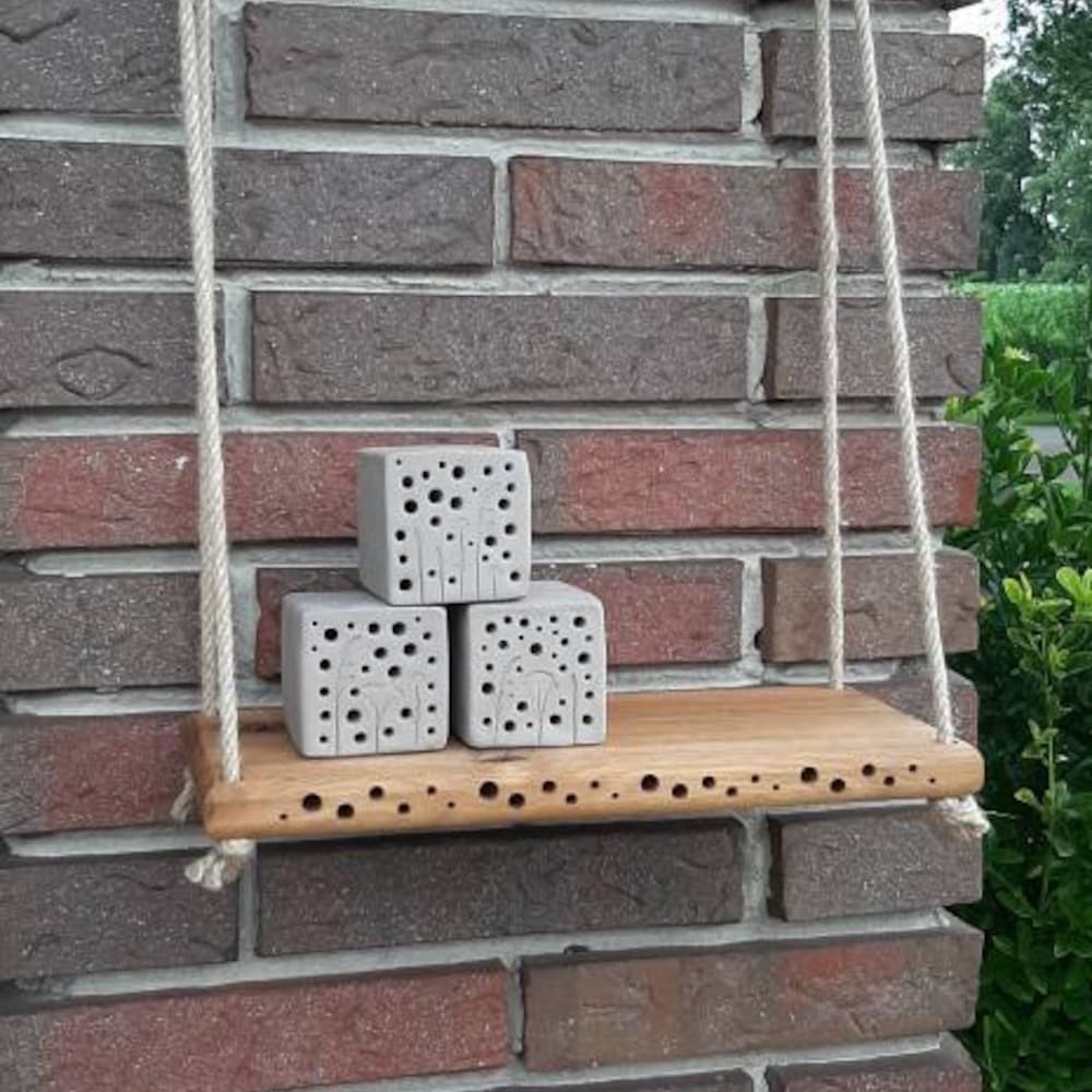 3er set Bienensteine Insektenhotel Bienenhotel