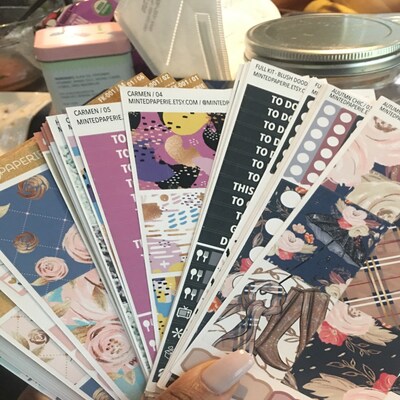 Horror Horror Characters Planner Stickers - Etsy