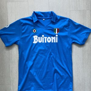 Napoli Maradona Buitoni 87-88 Camiseta Retro Vintage Local - Etsy