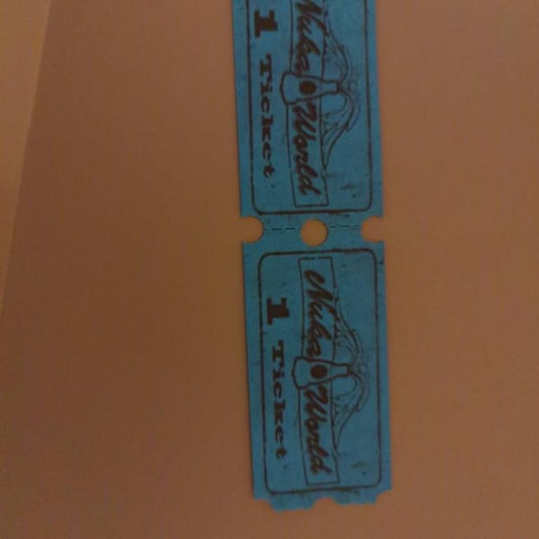 Un-official Handmade Fallout 4 Nuka World Arcade Tickets - Etsy